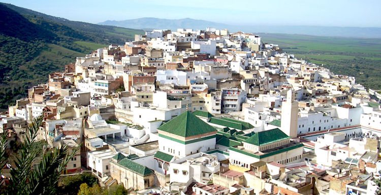 town of Moulay Idriss Zerhoun